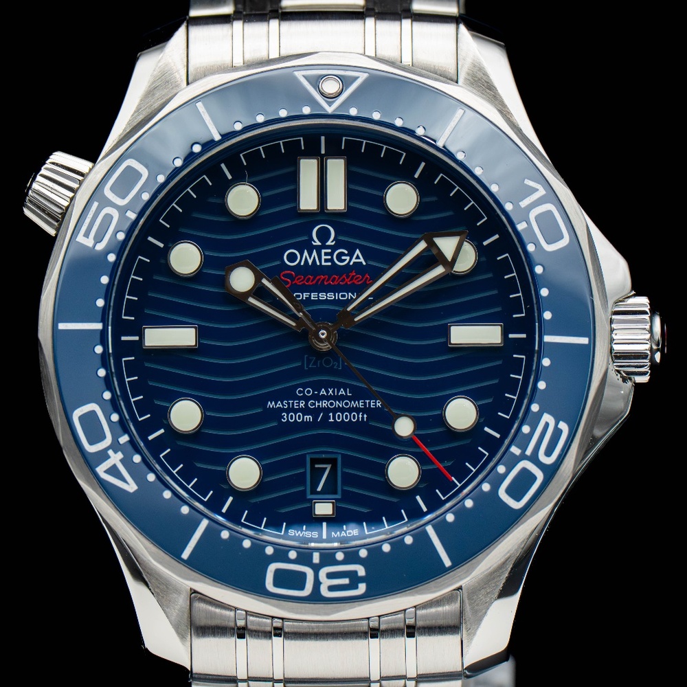 2022 Omega Seamaster Diver 300M 210.30.42.20.03.001 Blue Full Set